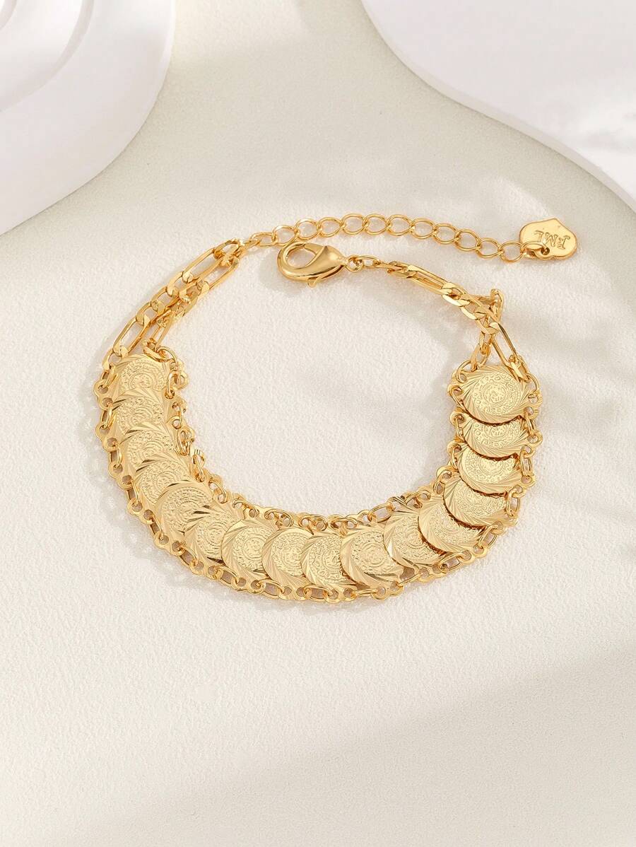 SHEIN سوار نسائي أنيق متقاطع ومستدير