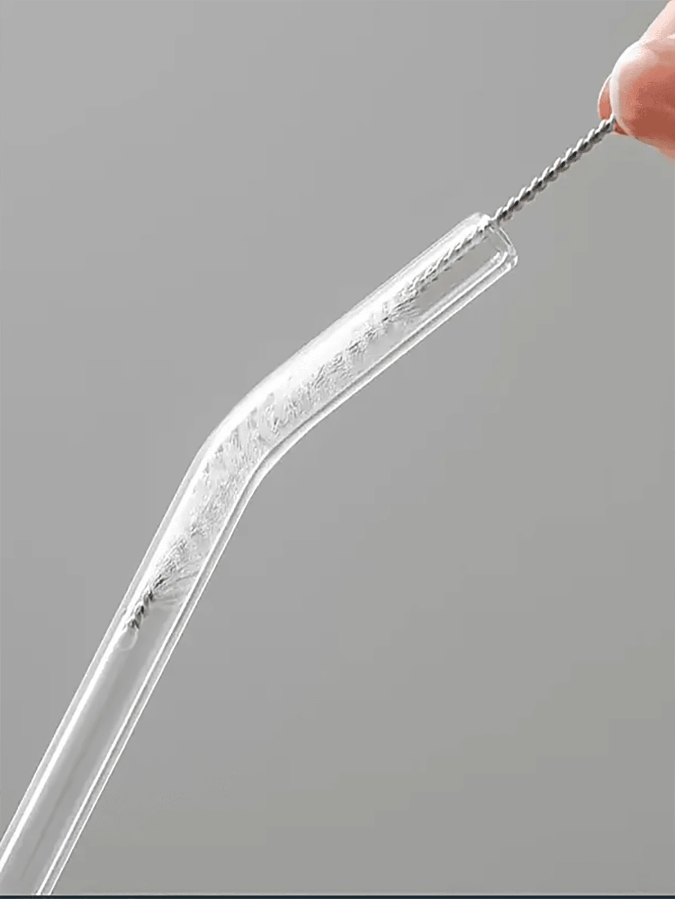 SHEIN مجموعة 4 قصبات زجاجية مع فرشاة