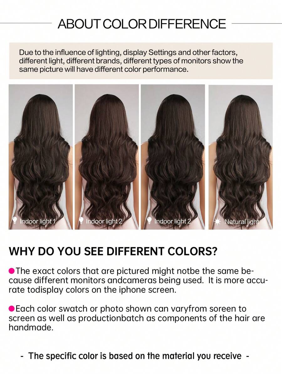 SHEIN باروكة بنية 28 بوصة كيرلي طويلة مقاومة للحرارة