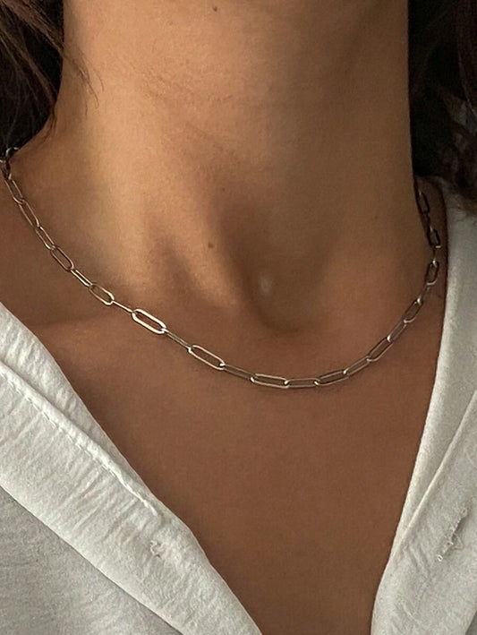 SHEIN عقد ورق عتيق مطلي ذهب