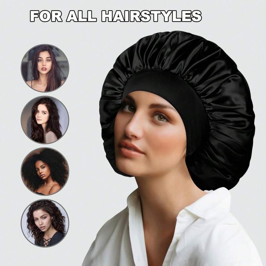SHEIN  قبعة نوم ساتان ناعمة