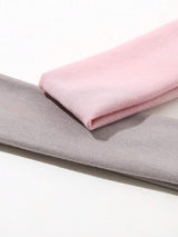 SHEIN ROMWE طقم 6 قطع عصابة رأس مرنة بألوان سادة