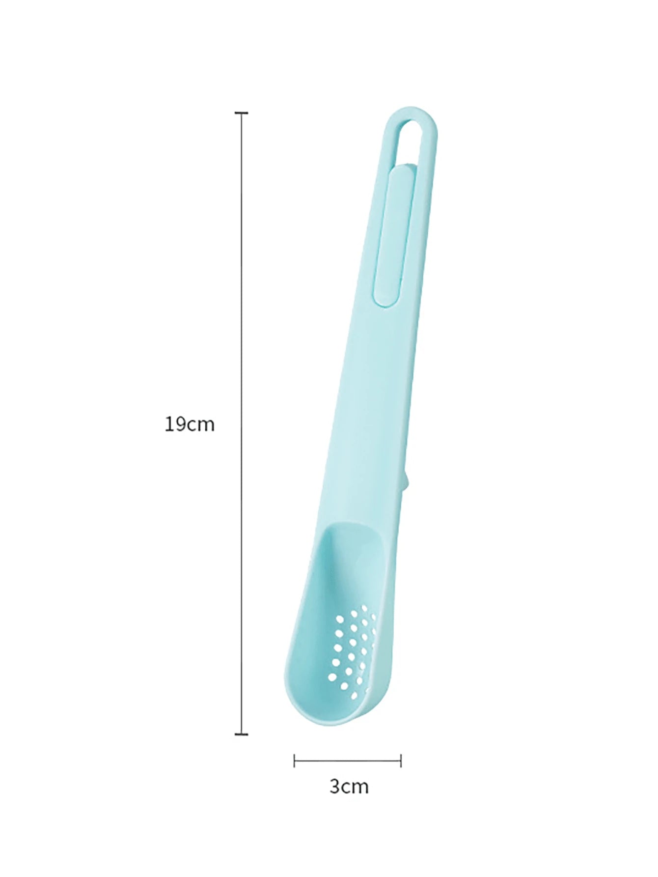 SHEIN ملعقة مصفاة وشوكة مزدوجة للمطبخ