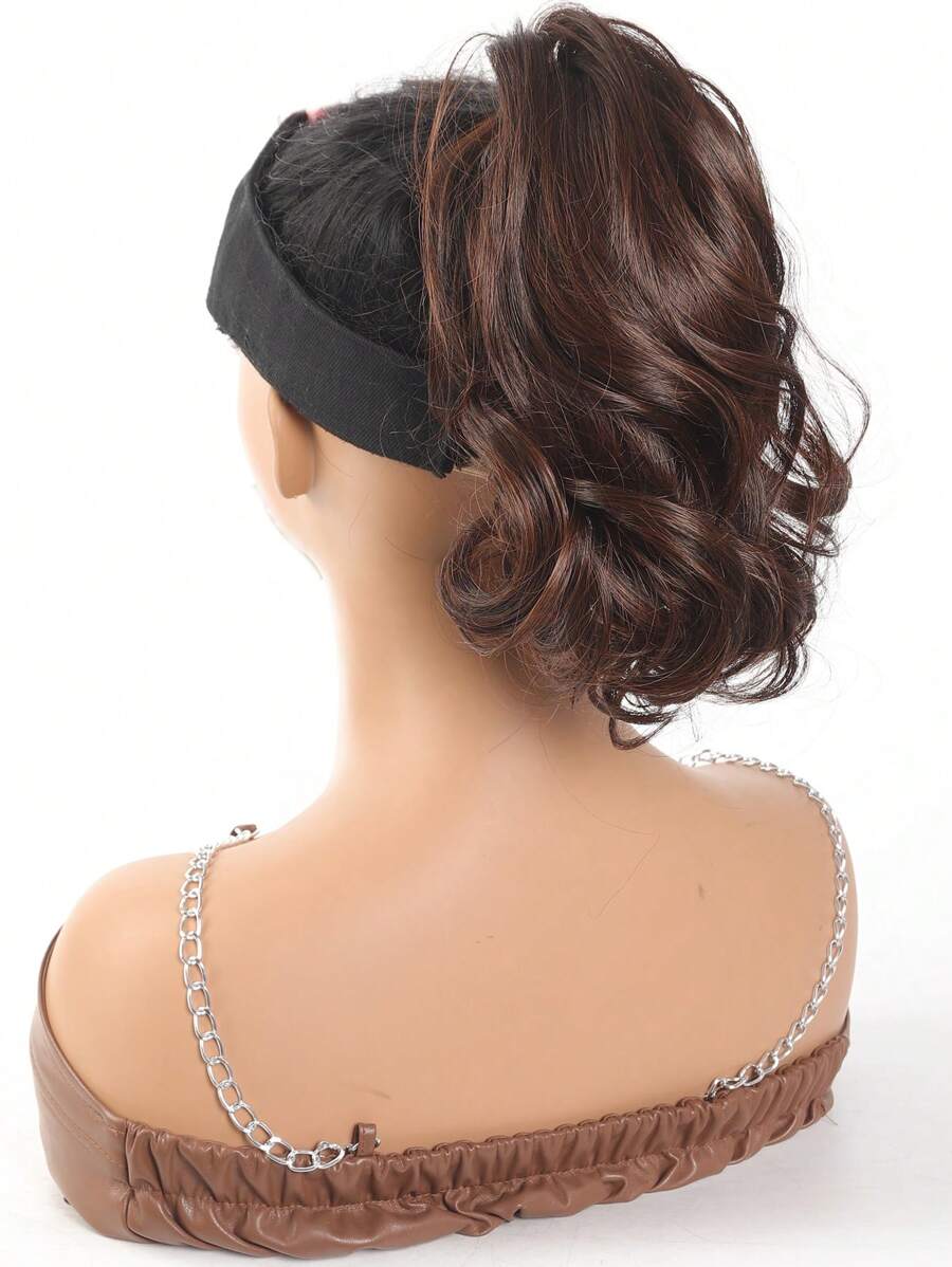 SHEIN إضافة ذيل حصان اصطناعي 10 بوصات بمشبك مخلب