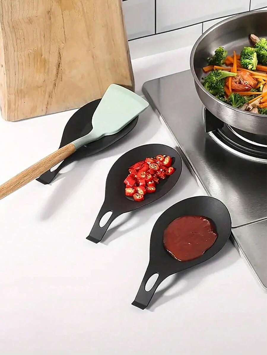 SHEIN ملعقة سيليكون مات للمطبخ معزول وسهل التنظيف