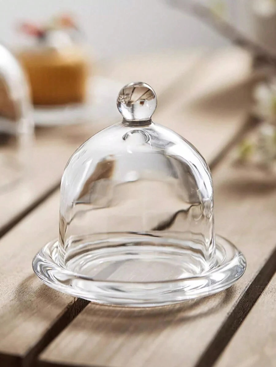 SHEIN طقم 2 كوب ليمون زجاجي مع غطاء