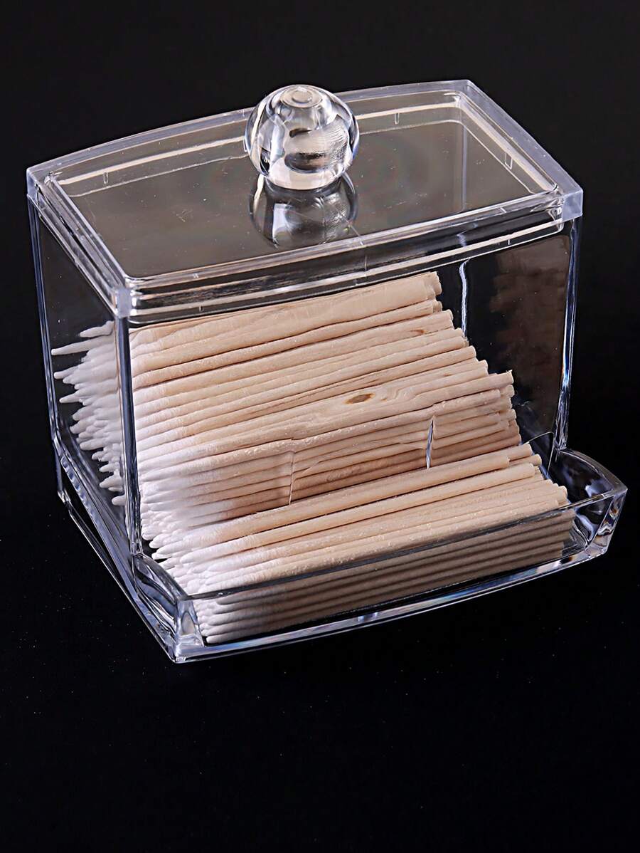 SHEIN صندوق تخزين عصا تنظيف شفاف متعدد الأغراض