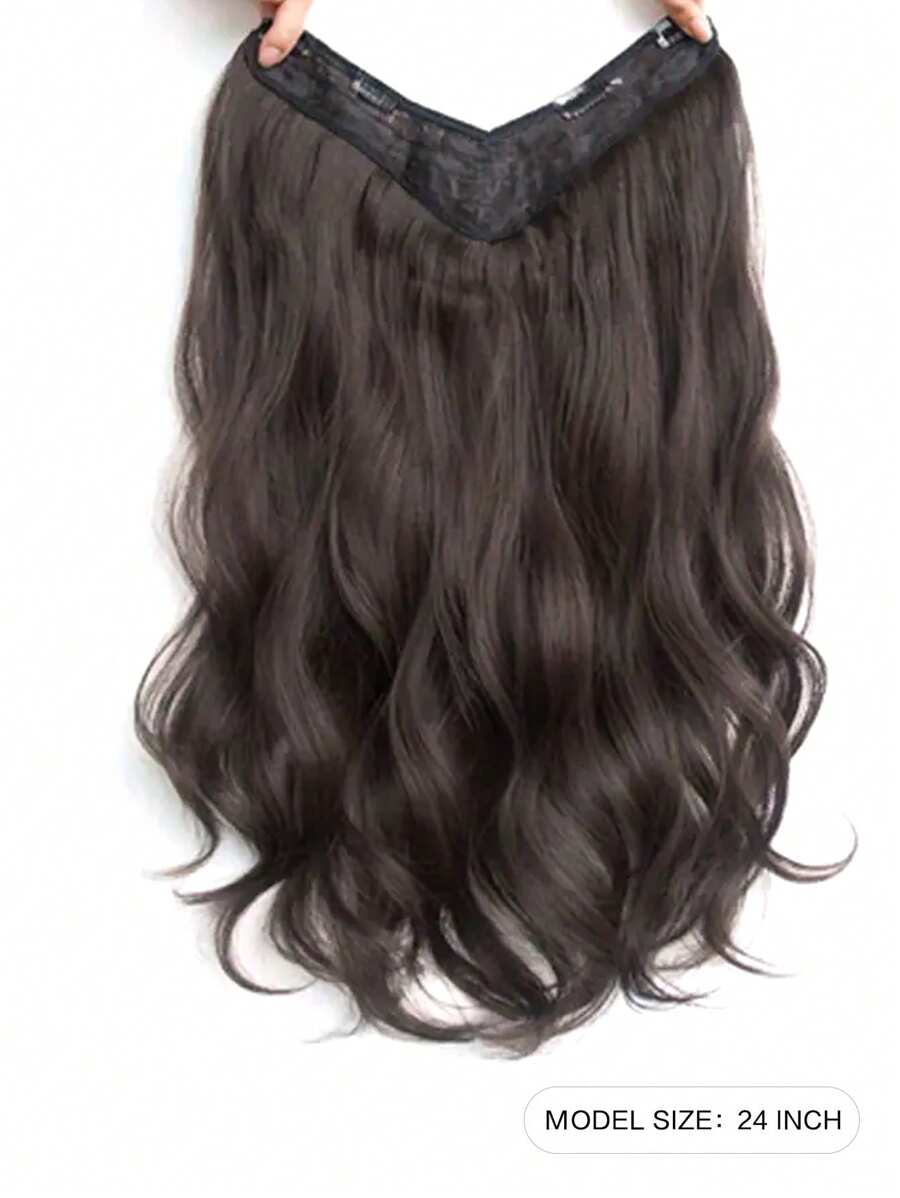SHEIN باروكة مشبك شعر طويل اصطناعي مقاوم للحرارة