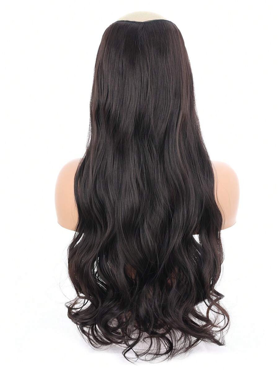SHEIN باروكة مشبك شعر طويل اصطناعي مقاوم للحرارة