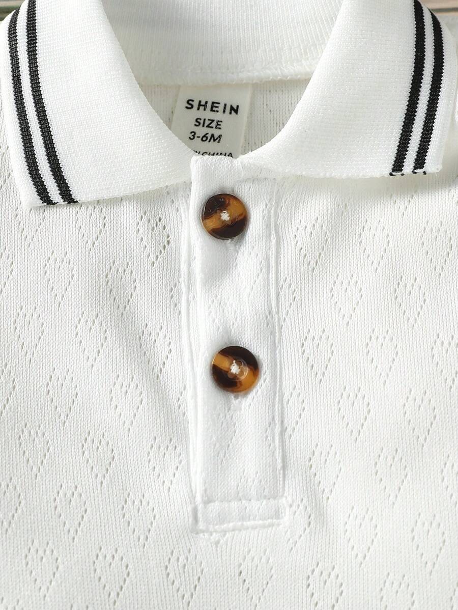 SHEIN Souflis بدلة رضّع أولادي مريحة وجذابة