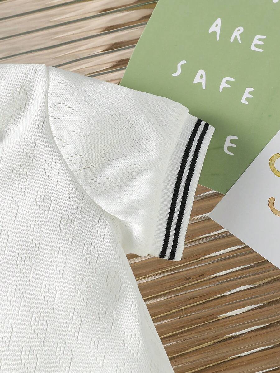 SHEIN Souflis بدلة رضّع أولادي مريحة وجذابة