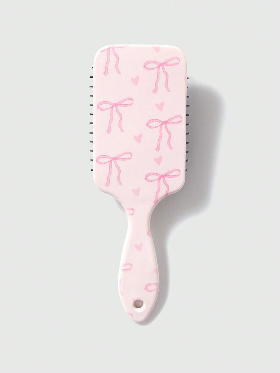 SHEIN ROMWE Kawaii فرشاة تدليك الشعر المسطحة