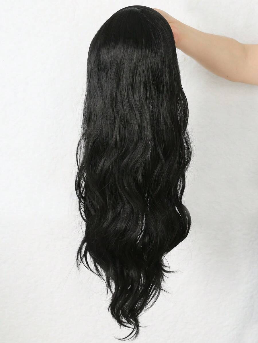 SHEIN شعر مستعار 22 بوصة بخصل قابلة للإزالة شبه طبيعي