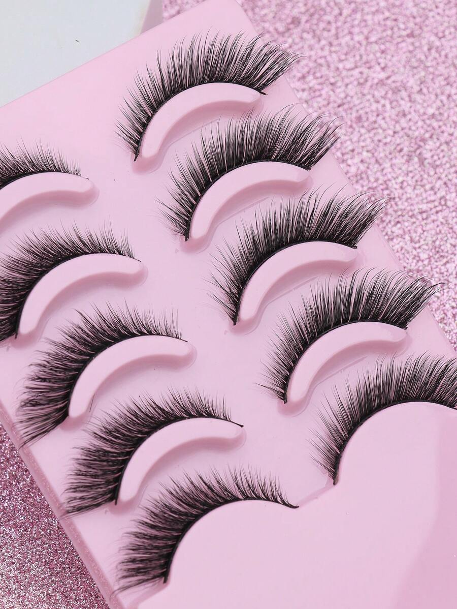 SHEIN أرمليا رموش صناعية طبيعية ثلاثية الأبعاد