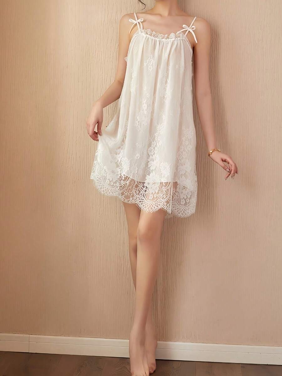 SHEIN فستان نوم دانتيل