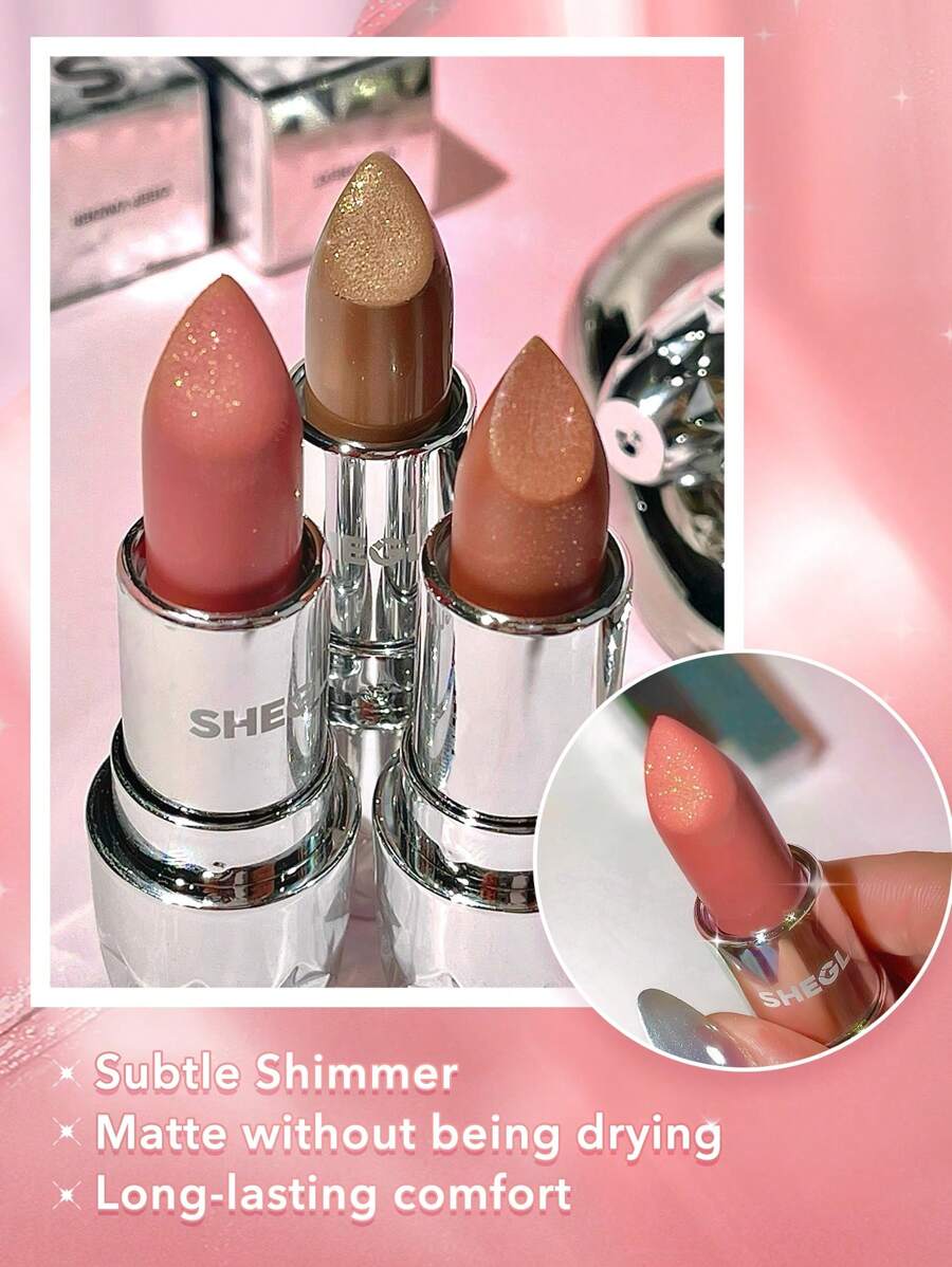SHEGLAM أحمر شفاه مخملي لامع طويل الأمد