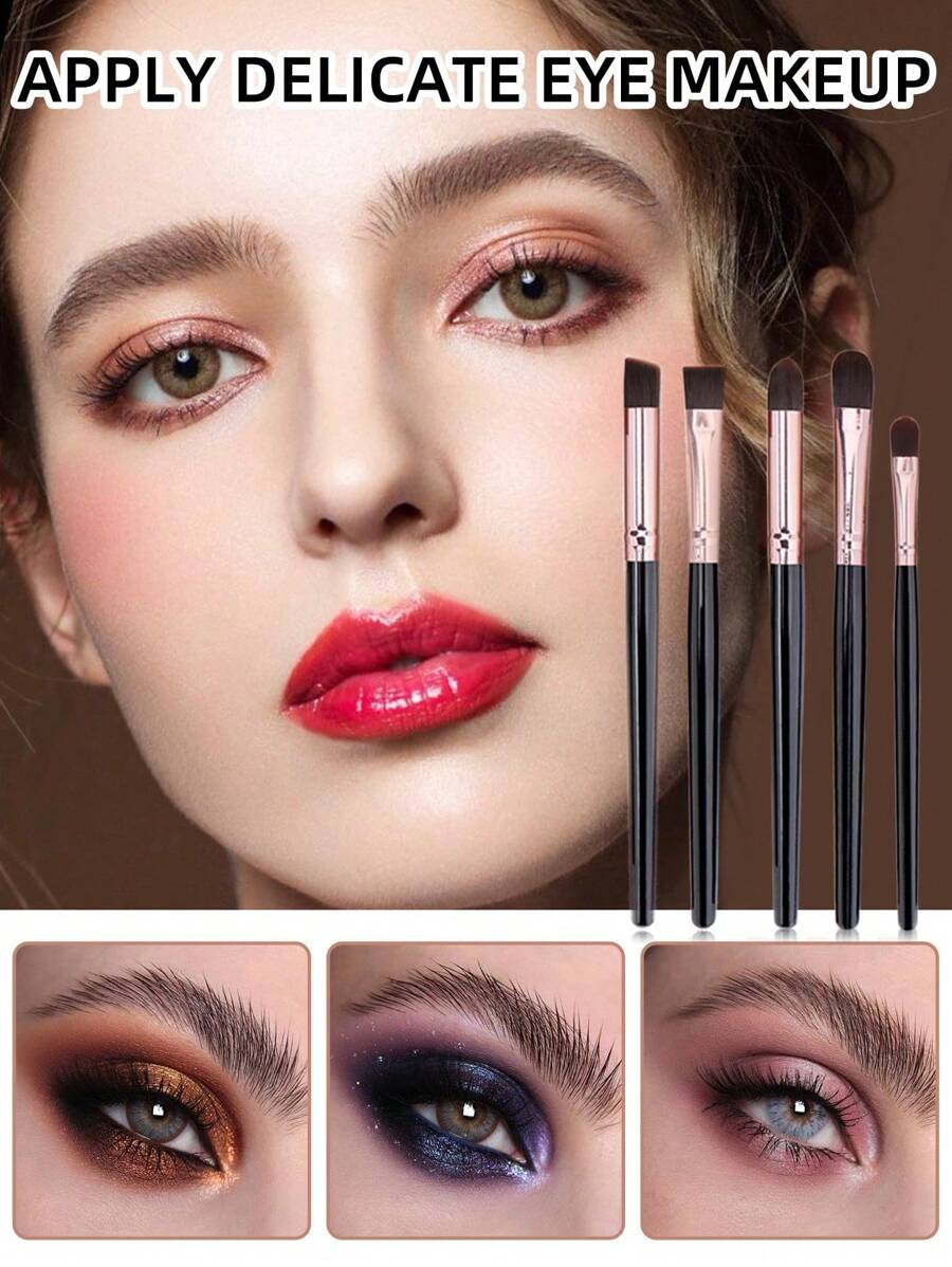 SHEIN مجموعة أدوات مكياج احترافية – 46 قطعة متكاملة للمبتدئين