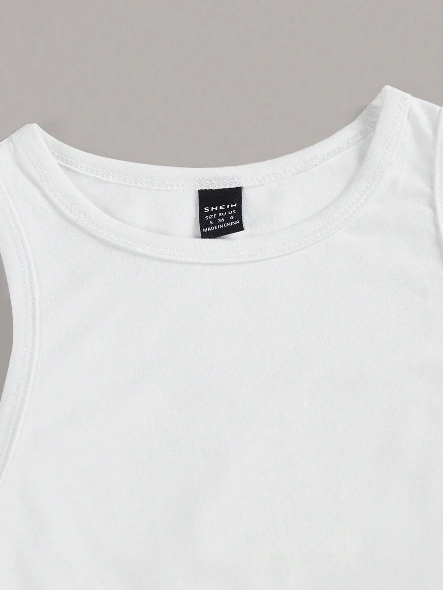SHEIN Essnce طقم 4 قطع توبات نسائية كاجوال