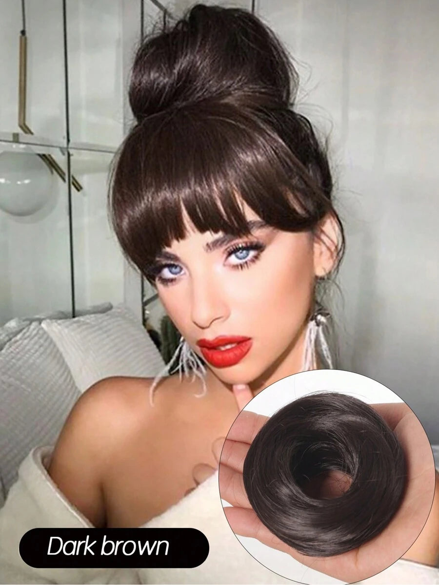 SHEIN باروكة ذيل حصان اصطناعي بوشن شينيون مرن