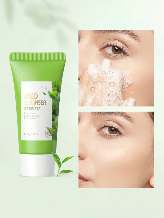FENYI منظف وجه بالشاي الأخضر 50غ لترطيب البشرة