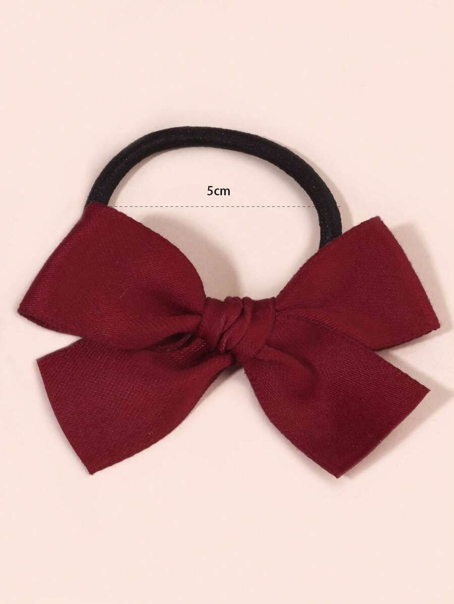 SHEIN مجموعة 4 قطع اكسسوارات شعر للأطفال بشريط ناعم