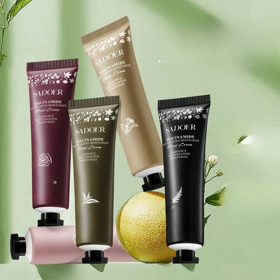 SHEIN طقم كريم يد عطري 5 قطع مرطب بحمض الهيالورونيك والسكوالان