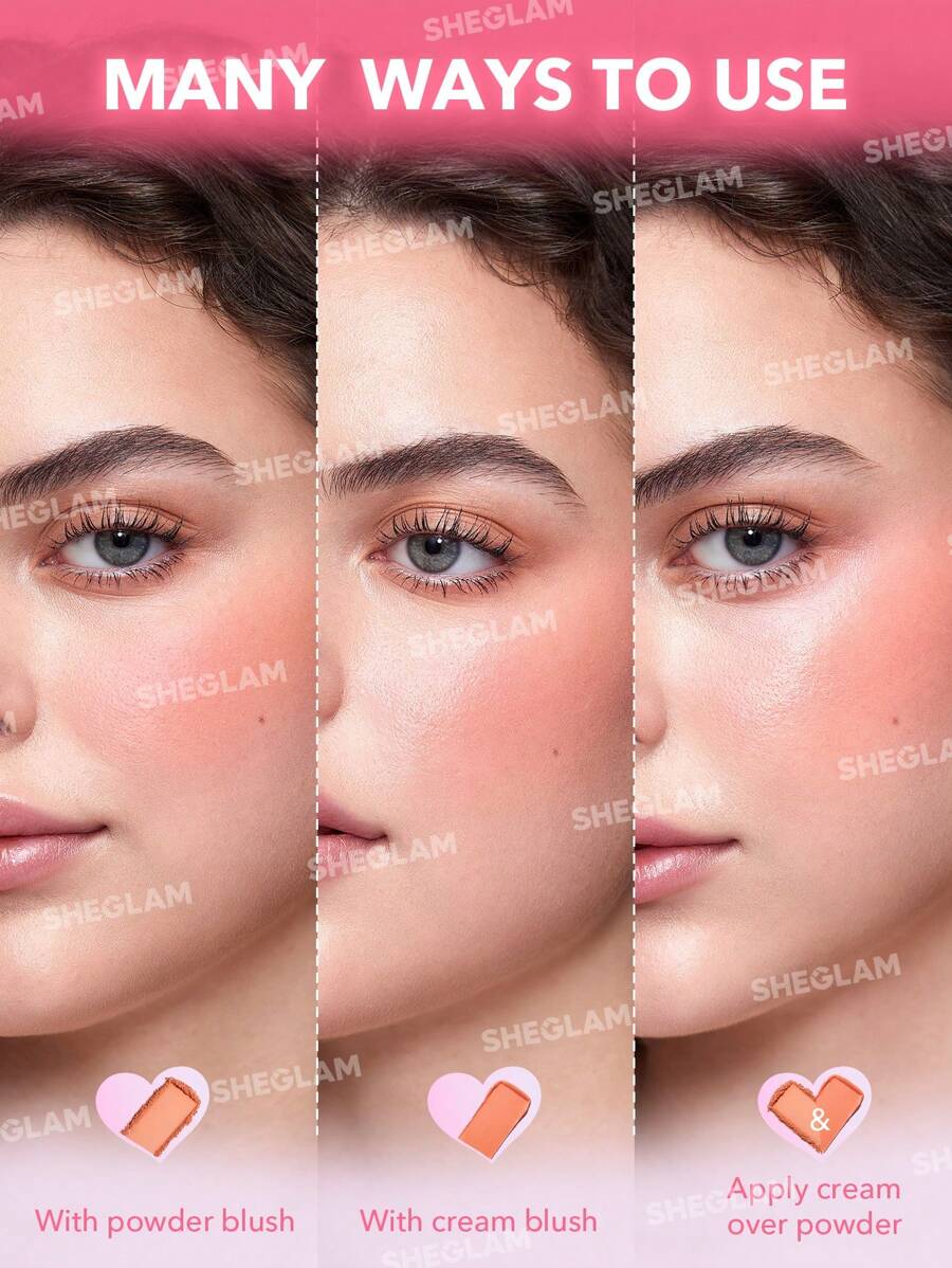 SHEGLAM Cheek 2 Cheek ثنائي بلاشر