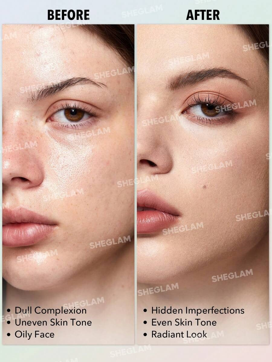 SHEGLAM بودرة تثبيت للتحكم بالزيوت ولمسة نهائية ناعمة