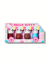 SHEGLAM Hello Kitty Poolside Perfection مجموعة ملمع شفاه 4 ألوان مرطب لامع