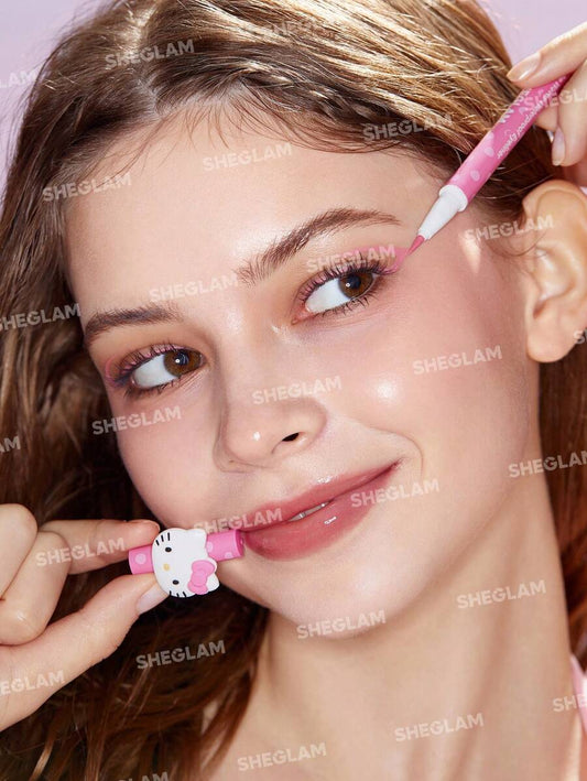 SHEGLAM Hello Kitty Make Waves Pink Winks كحل مقاوم للماء 3 ألوان بلون