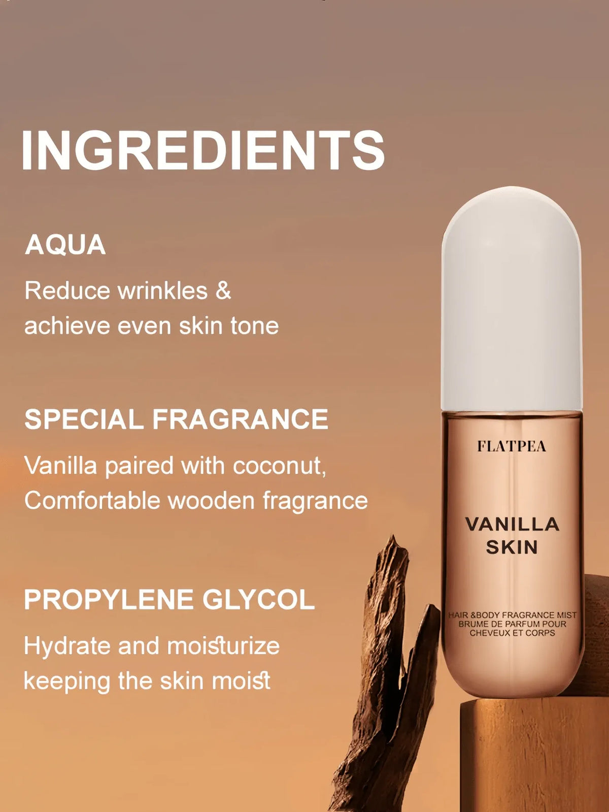 SHEIN عطر جسم برائحة جوز الهند والفانيليا
