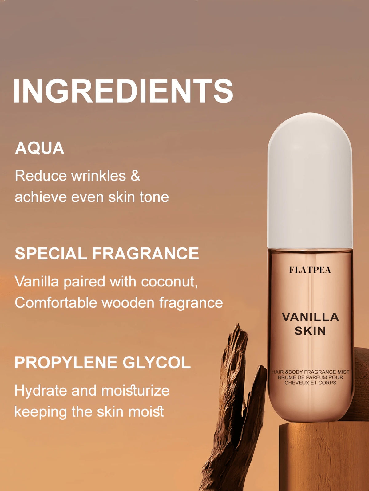 SHEIN عطر جسم برائحة جوز الهند والفانيليا