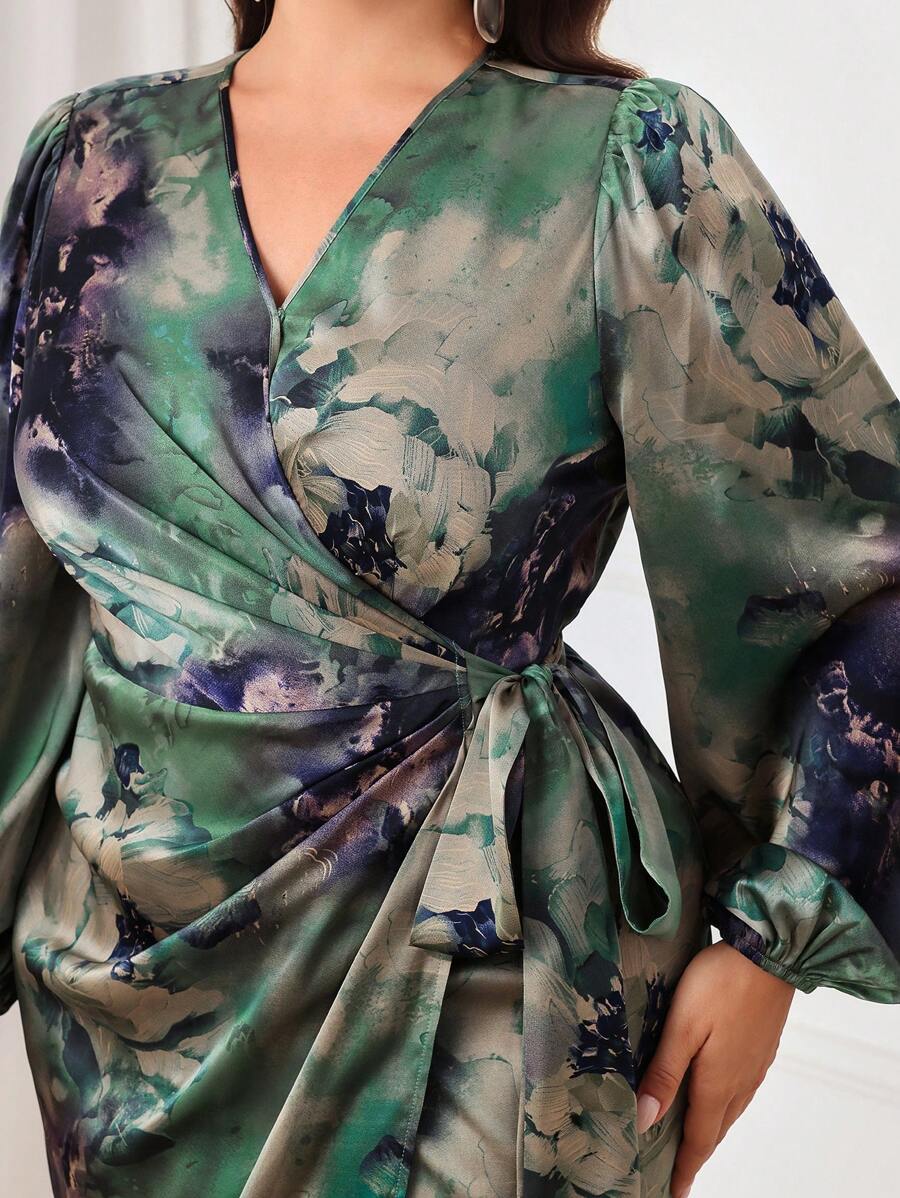 SHEIN Modelyn فستان سهرة طويل تصميم رمضاني أنثوي وأنيق