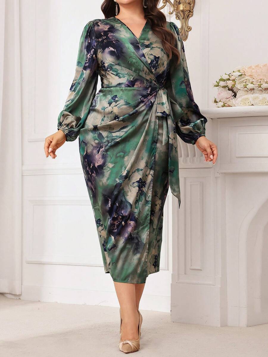 SHEIN Modelyn فستان سهرة طويل تصميم رمضاني أنثوي وأنيق