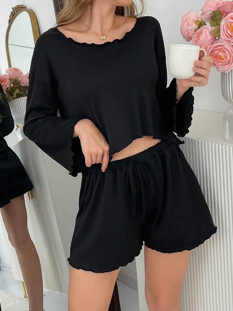 SHEIN طقم بيجامة فضفاض وكاجوال
