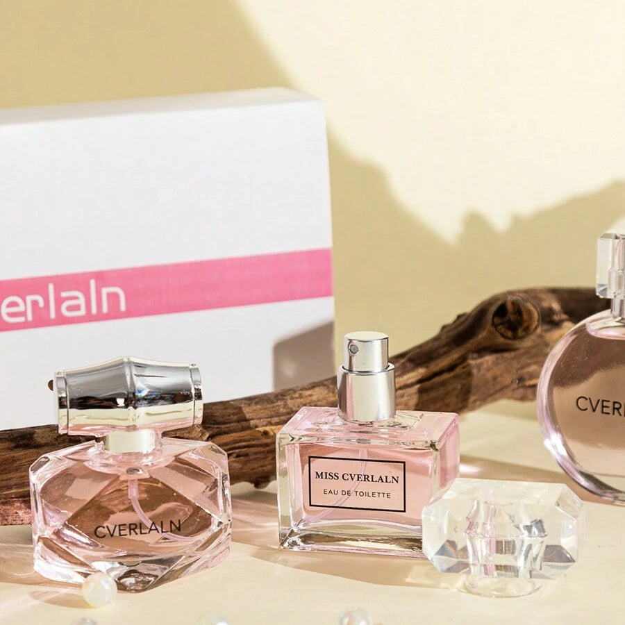 SHEIN SHIMANG صندوق هدايا 3 عطور نسائية برائحة الزهور والفاكهة