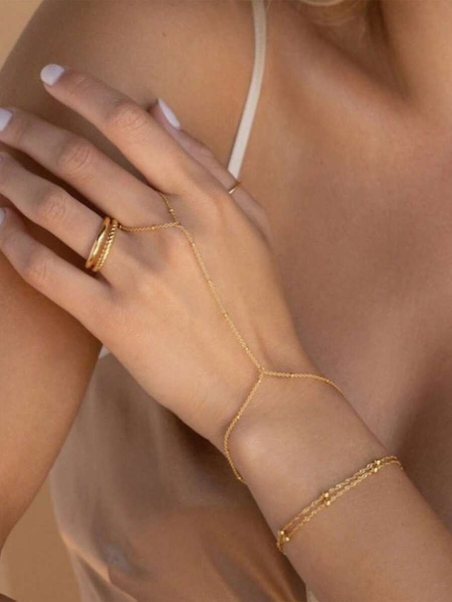 SHEIN سوار وخاتم إصبع متصل