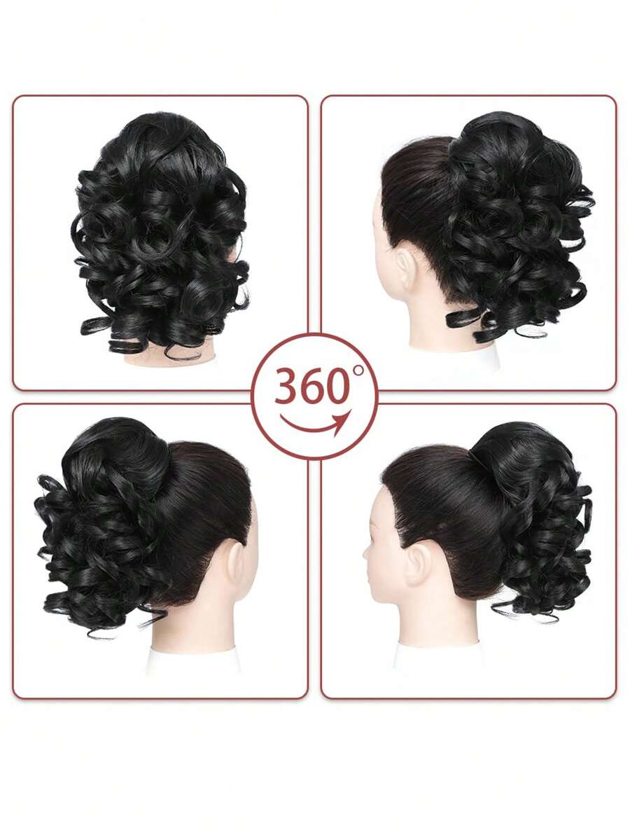 SHEIN باروكة شعر ذيل حصان مجعد 10 بوصة