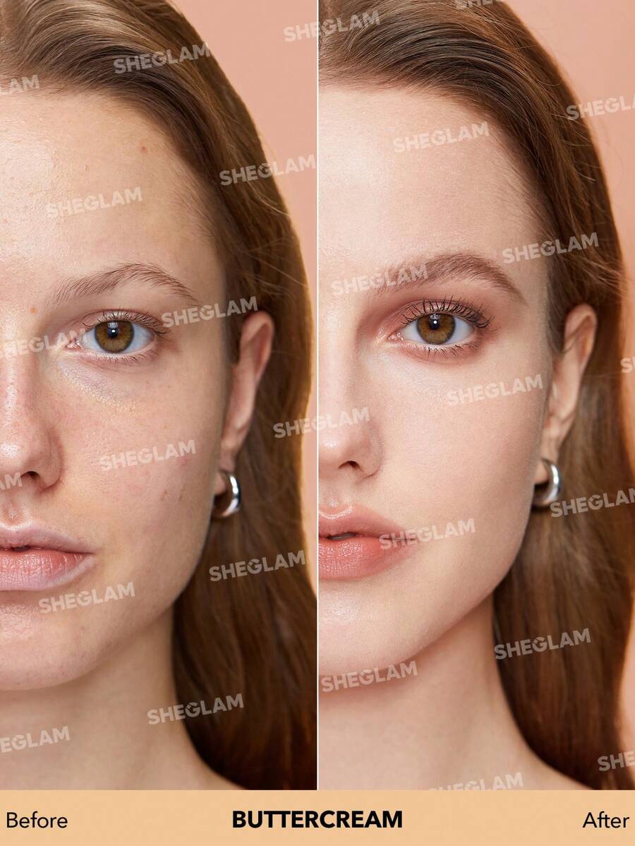 SHEIN SHEGLAM Buttercream  كريم أساس مطفي يدوم طويلاً