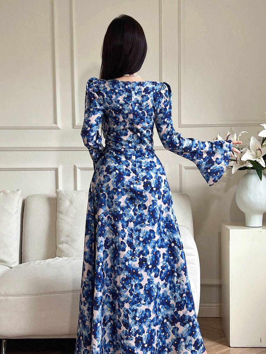 SHEIN Feyla فستان أنيق بطابع بوهو