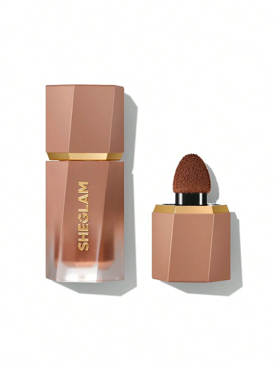 SHEGLAM Sun Beam كريم أساس سائل مطفي بني ترابي للكونتور والبرونزر