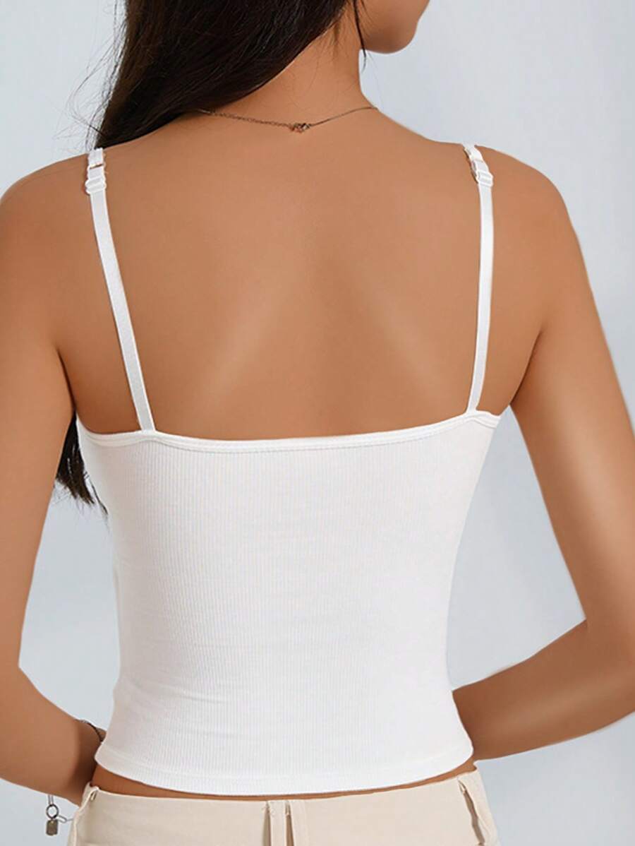 SHEIN طقم 3 توب مخطط مع حمالة صدر مبطنة