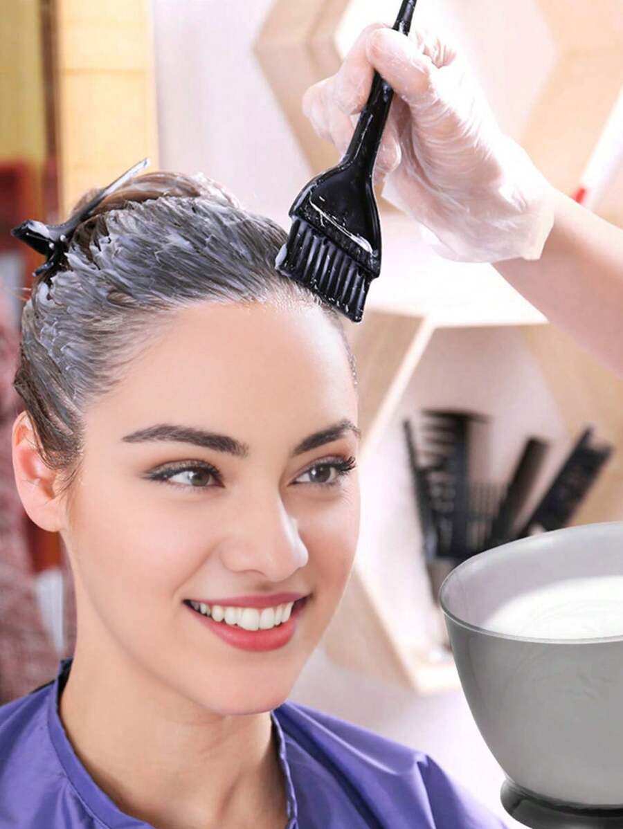 SHEIN طقم صبغ شعر احترافي 13 قطعة مع وعاء وفرش صبغة