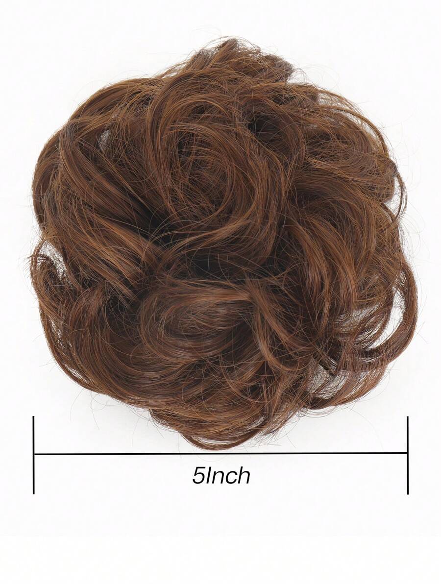 SHEIN مشد شعر كعكة دونات مجعد اصطناعي