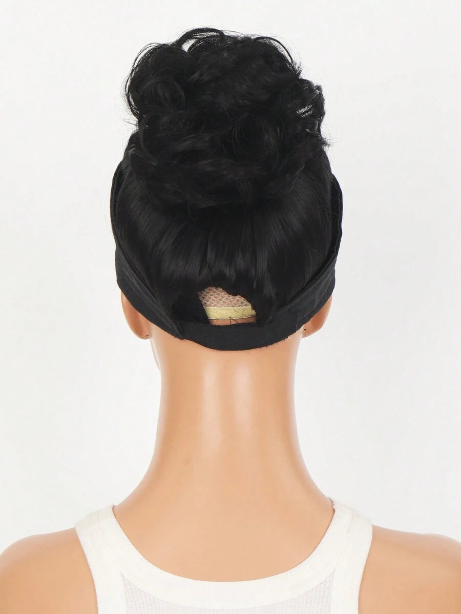 SHEIN مشد شعر كعكة دونات مجعد اصطناعي