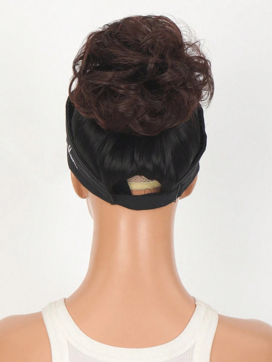 SHEIN مشد شعر كعكة دونات مجعد اصطناعي