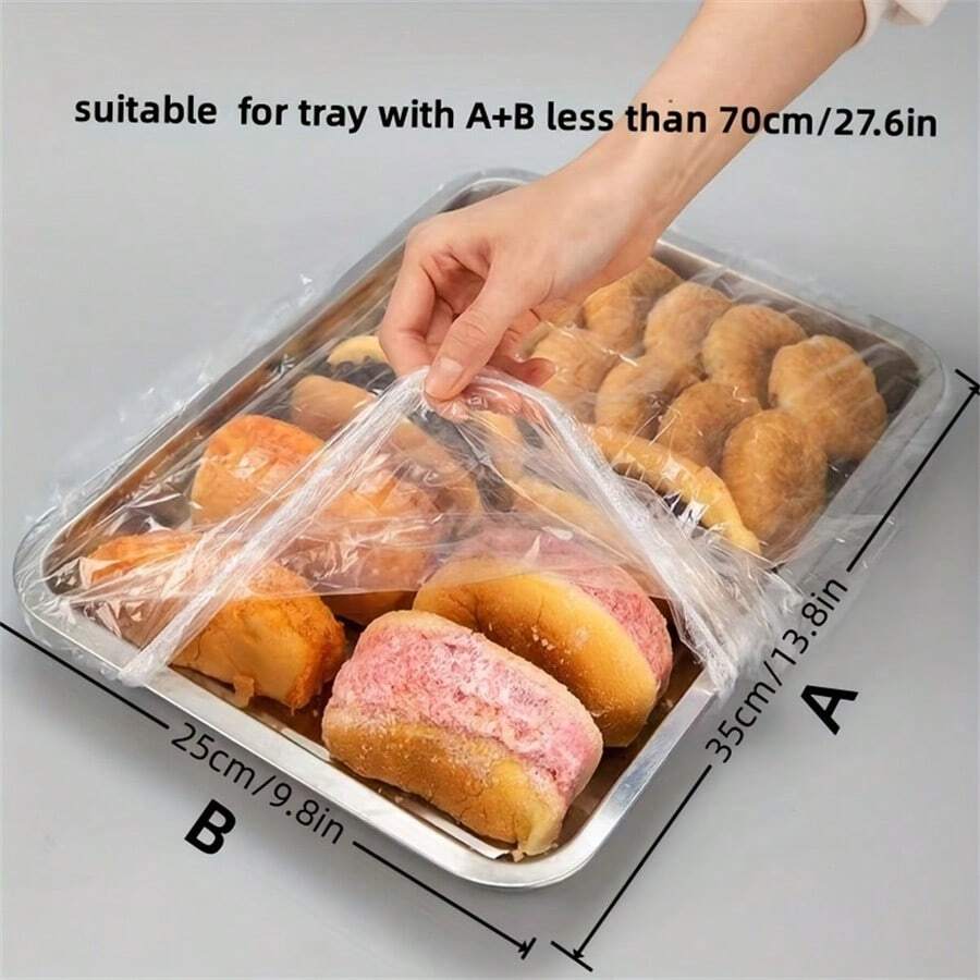 SHEIN غطاء بلاستيكي شفاف لصواني