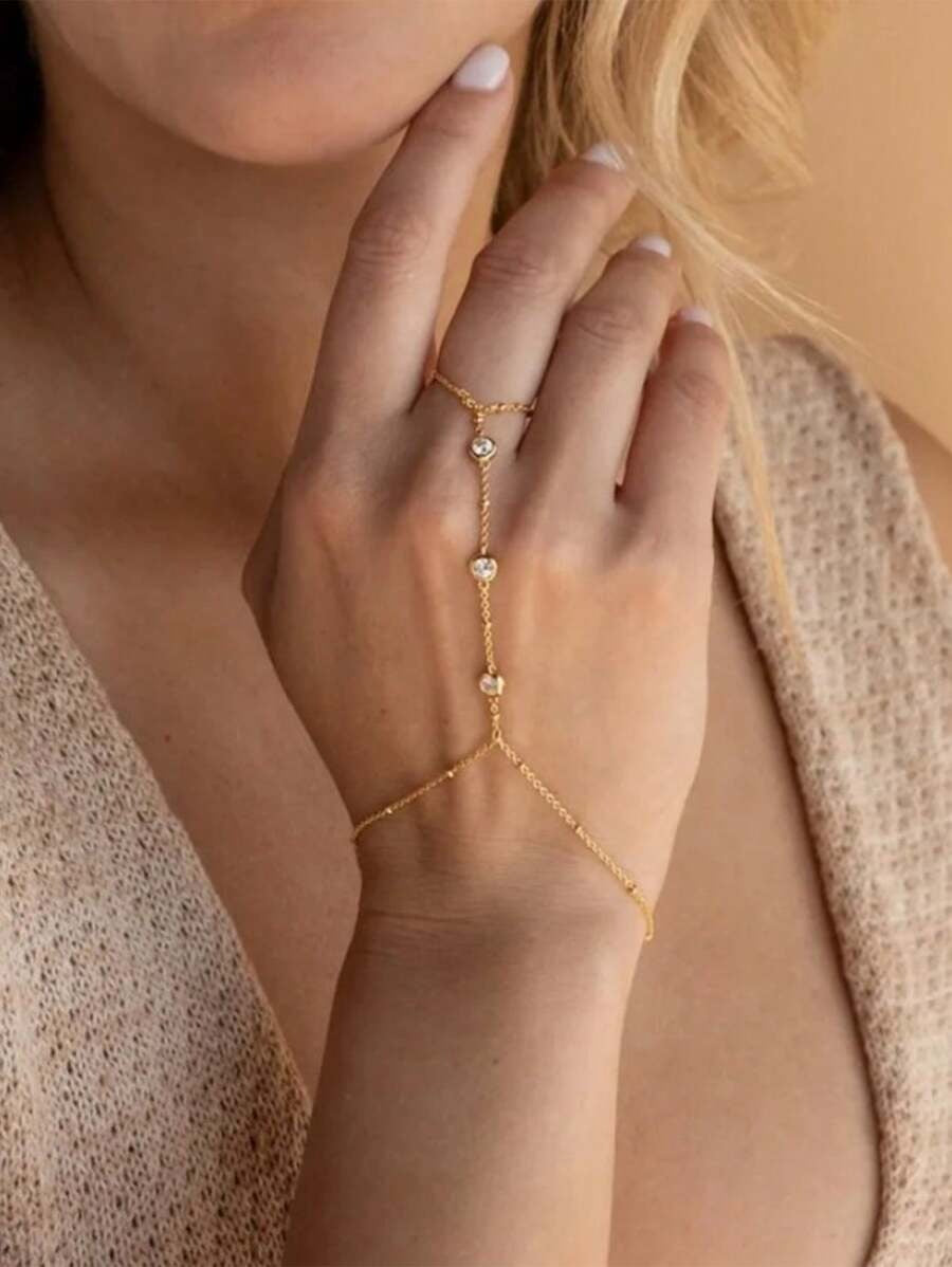 SHEIN سوار وخاتم إصبع متصل