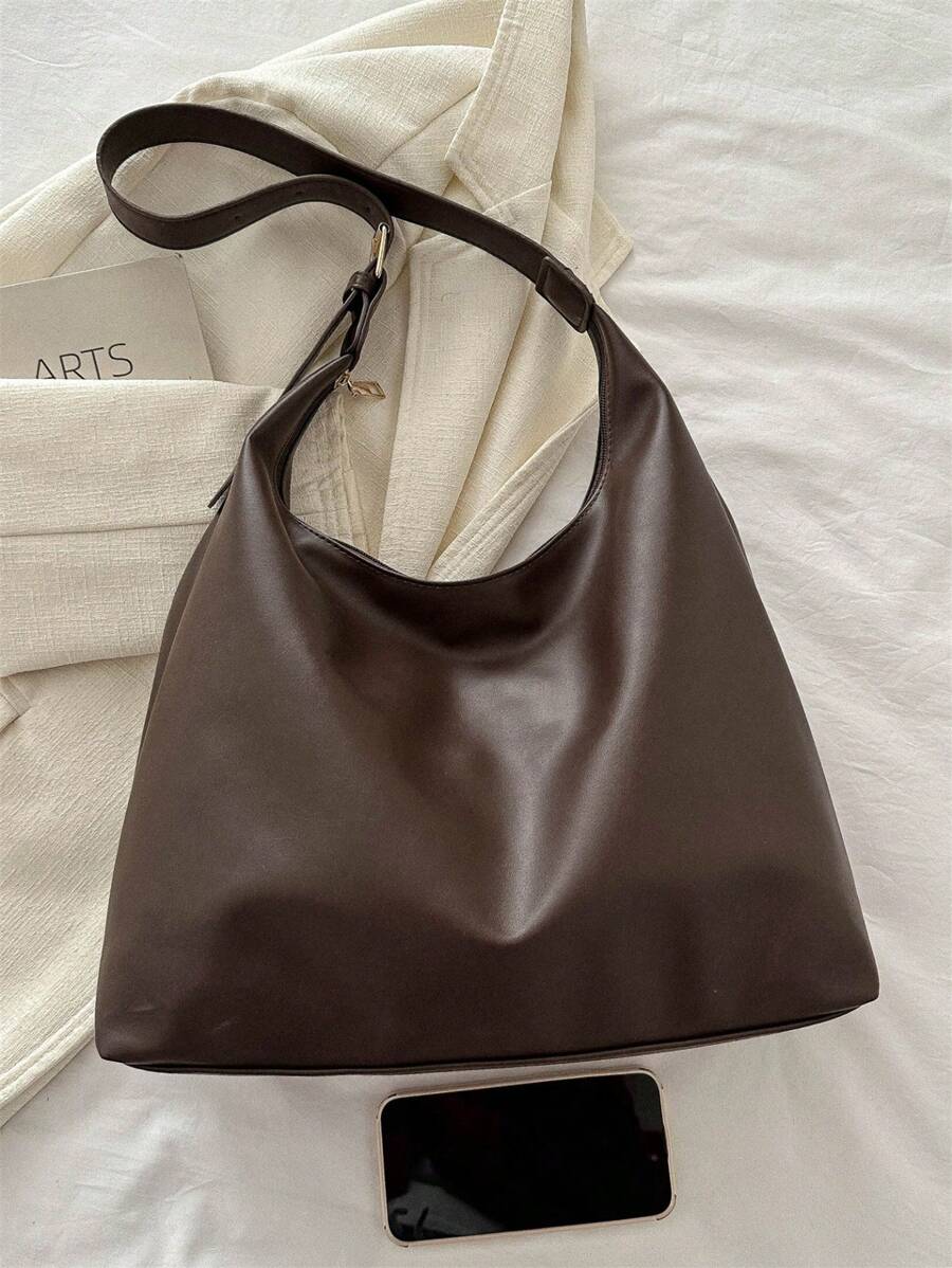 SHEIN حقيبة كتف كبيرة للنساء أنيقة وعصرية