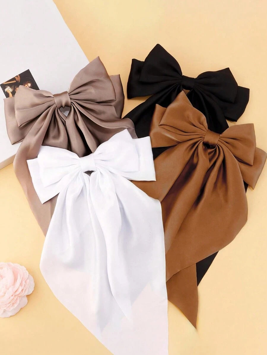 SHEIN مشابك شعر بفيونكة ذيل طويل